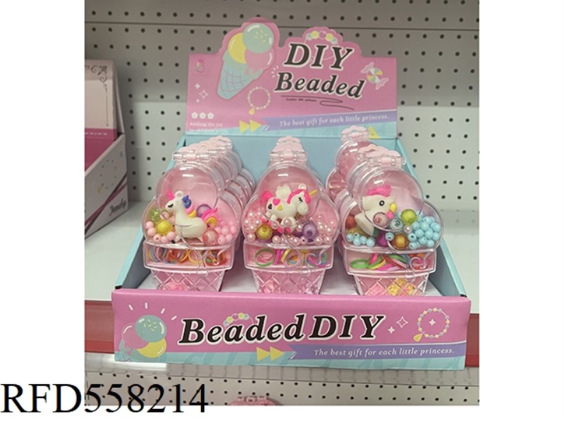 GIRL JEWELRY-ICE CREAM JEWELRY BOX (12 / BOX)
