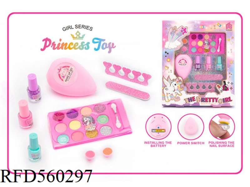CROSS-BORDER CHILDREN'S MAKEUP COSMETICS ACCESSORIES NAIL GROOMING GIRLS TOYS PLAY HOME NAIL NEW DIY