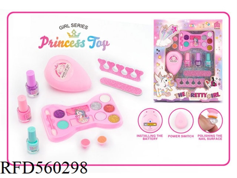 CROSS-BORDER CHILDREN'S MAKEUP COSMETICS ACCESSORIES NAIL GROOMING GIRLS TOYS PLAY HOME NAIL NEW DIY