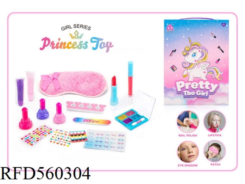 CROSS-BORDER CHILDREN'S MAKEUP COSMETICS ACCESSORIES NAIL GROOMING GIRLS TOYS PLAY HOME NAIL NEW DIY