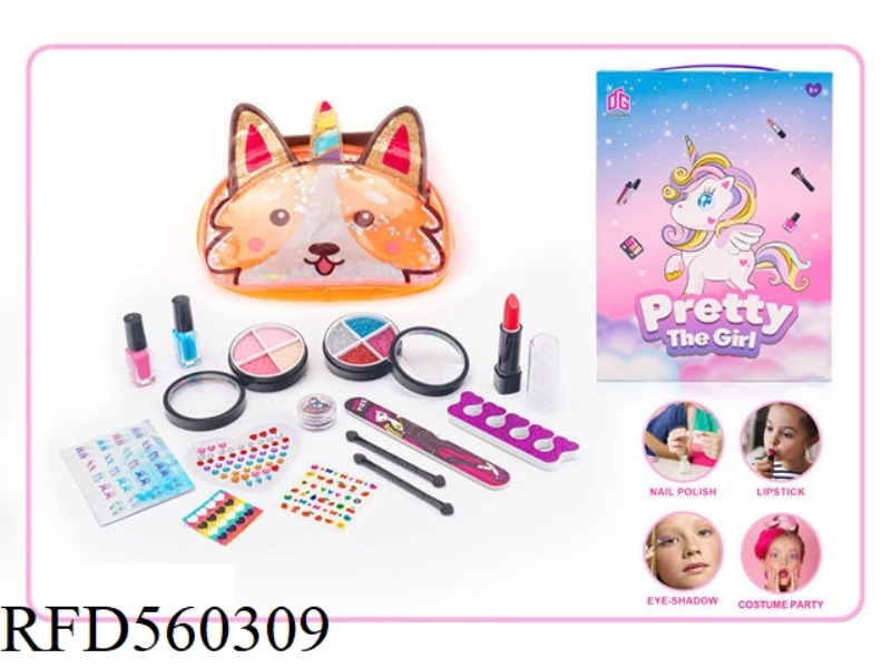 CROSS-BORDER CHILDREN'S MAKEUP COSMETICS ACCESSORIES NAIL GROOMING GIRLS TOYS PLAY HOME NAIL NEW DIY