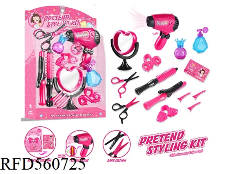 SALON BEAUTY ACCESSORIES 14PCS