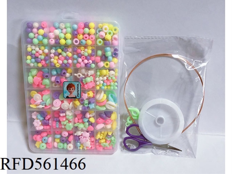 FROZEN 24 GRID BEADED STICKERS WITH RANDOM PATTERNS