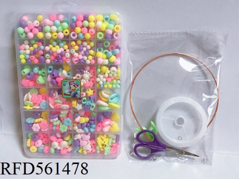 MICKEY MOUSE AND DONALD DUCK 24 GRID BEADED STICKER PATTERN RANDOM