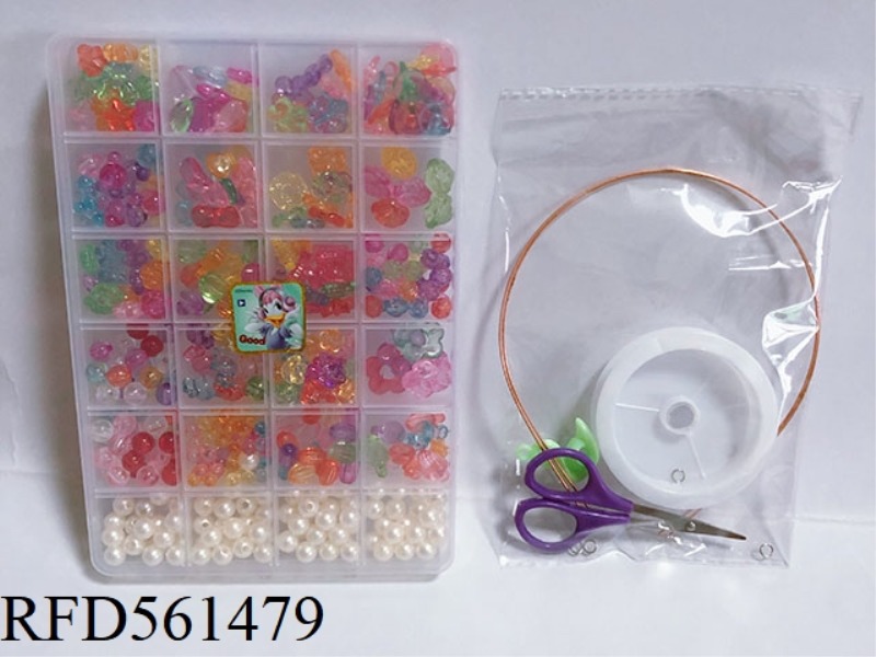 MICKEY MOUSE AND DONALD DUCK 24 GRID BEADED STICKER PATTERN RANDOM