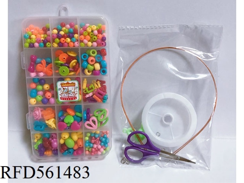 CARTOON 15 GRID BEADED STICKER PATTERN RANDOM