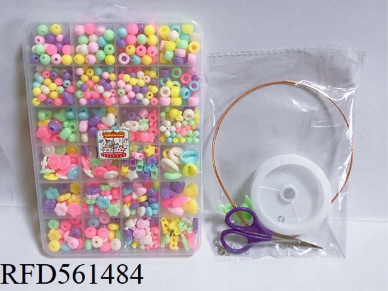CARTOON 24 GRID BEADED STICKER PATTERN RANDOM