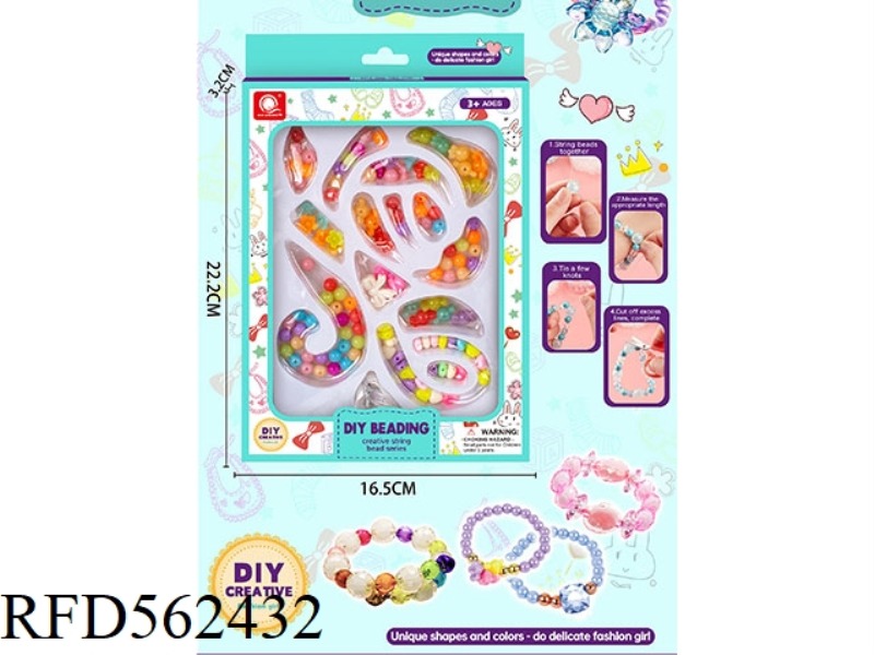 HEMBEBE DIY JELLY COLOR CREATIVE BEADING