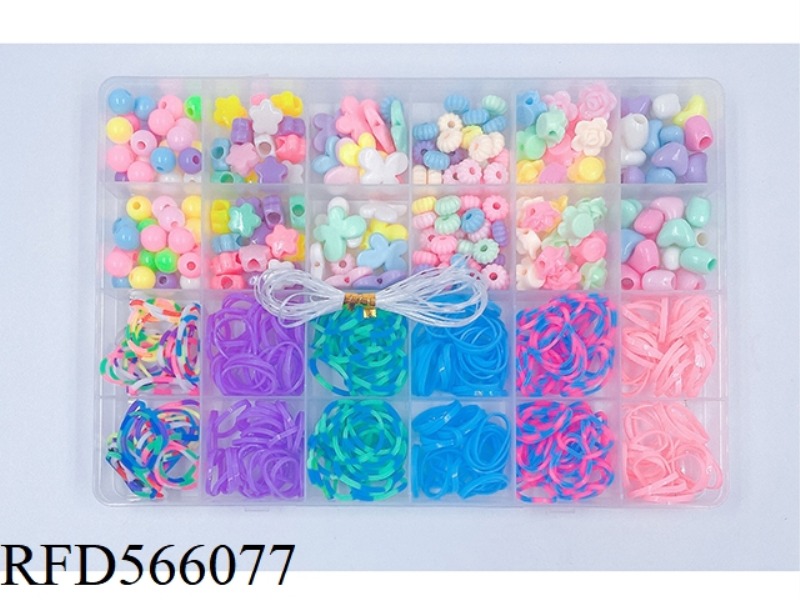 DIY BEADING + BRAIDED ROPE (24 GRIDS)