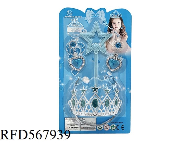 FIVE STAR CROWN + FIVE STAR CANE + EARRINGS