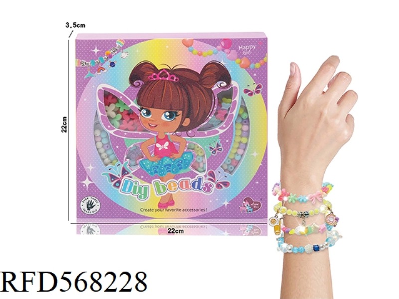 FLOWER FAIRY DIY BEADS (MACARON COLORED BEADS)