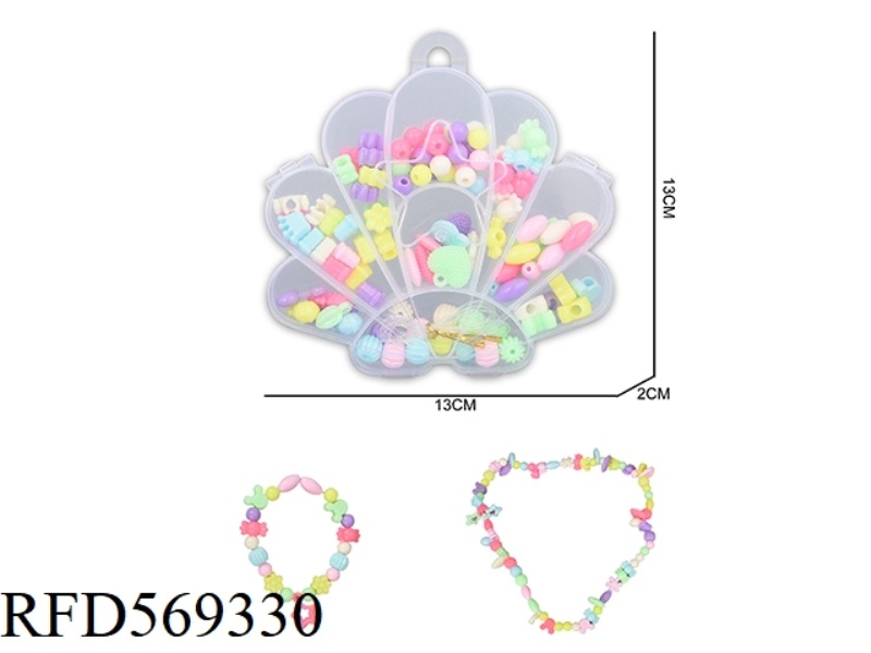 DIY PUZZLE BEADS (SCALLOPS)