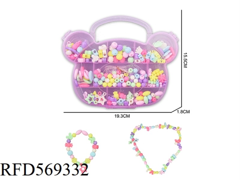 DIY PUZZLE BEADS (BEAR HEAD)