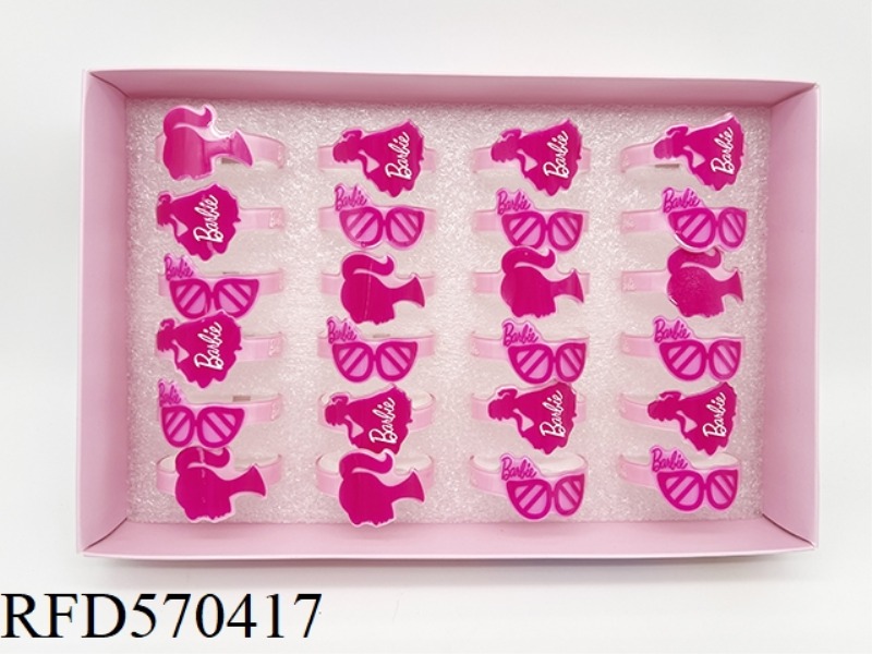 GIRLS JEWELRY BRACELET BARBIE 24PCS