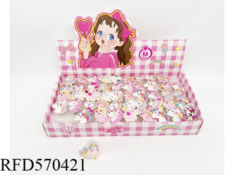FLASH RING UNICORN 50PCS