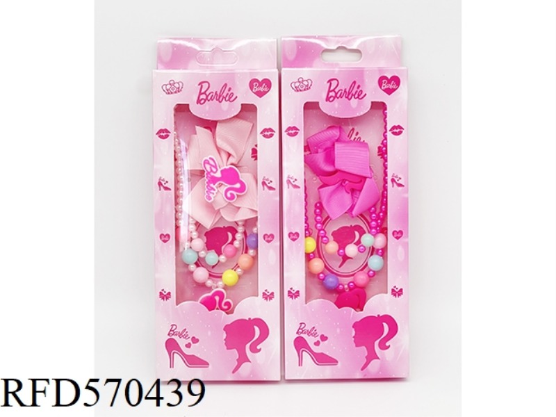 ACCESSORIES SET (NECKLACE + BRACELET + BOBBY PIN) BARBIE