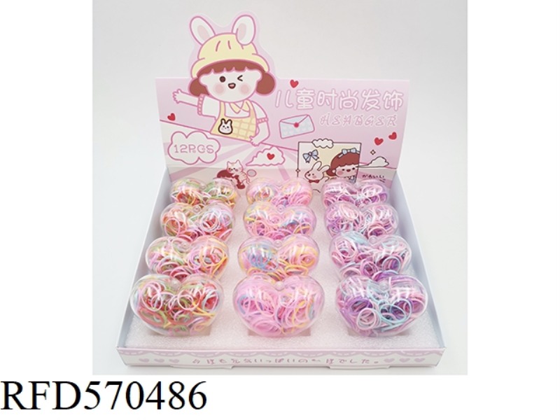 HEART BOX JEWELRY (LEATHER BAND) 12PCS