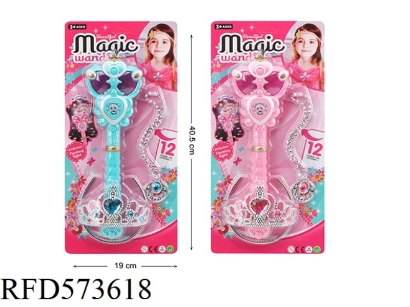 PROJECTION MAGIC STICK + CROWN NECKLACE