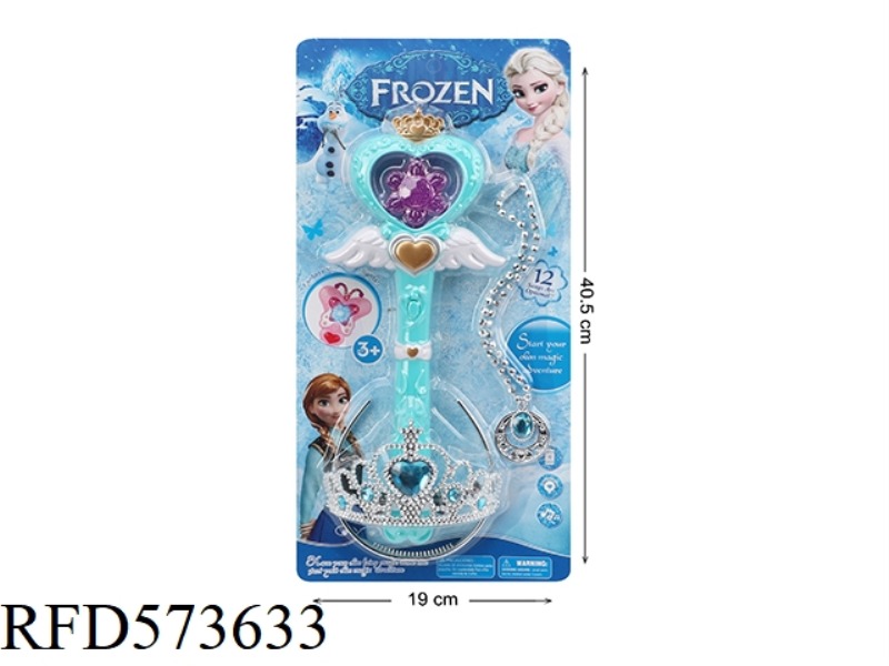 ANGEL MAGIC WAND + CROWN NECKLACE