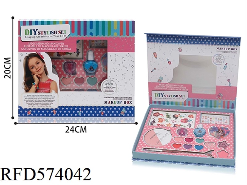 GIRLS JEWELRY MAKEUP STICKER SET