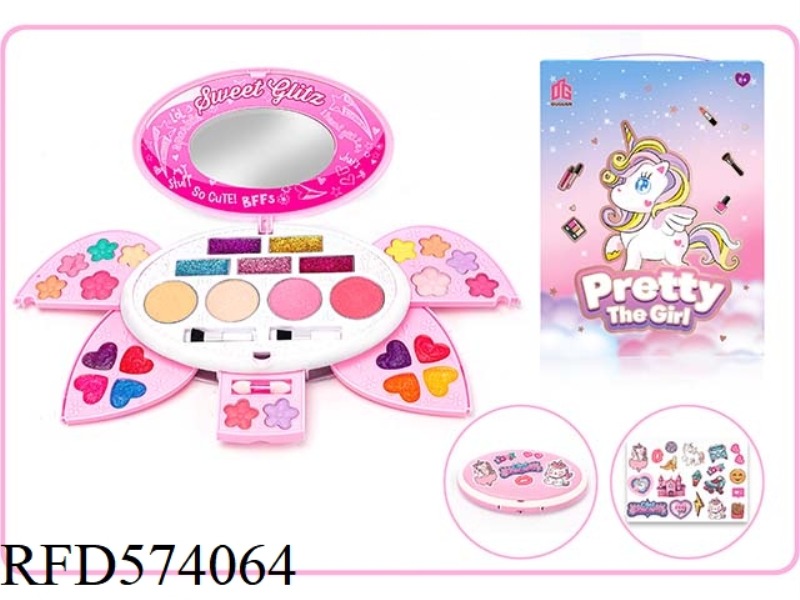 MAKEUP CHILDREN'S COSMETICS ACCESSORIES NAIL ART GROOMING GIRLS TOYS PLAY HOME NEW DIY MAKEUP BOX SE