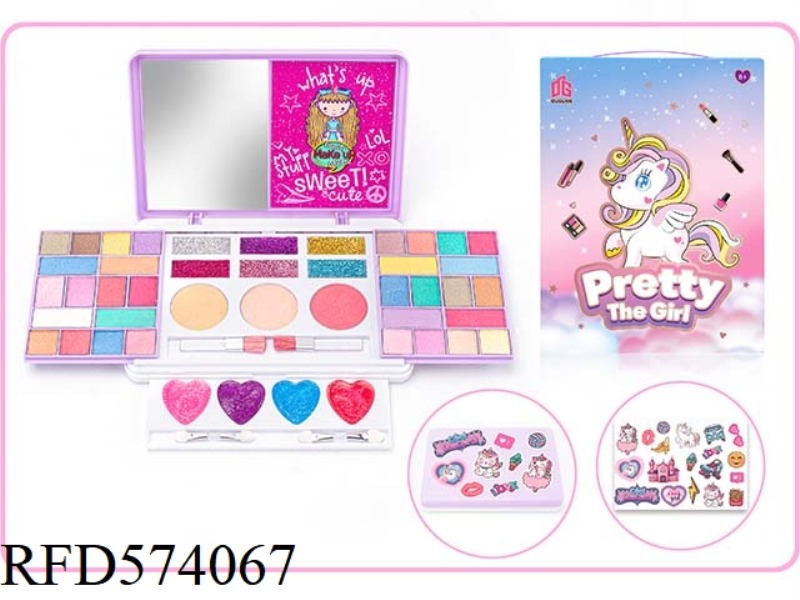 MAKEUP CHILDREN'S COSMETICS ACCESSORIES NAIL ART GROOMING GIRLS TOYS PLAY HOME NEW DIY MAKEUP BOX SE
