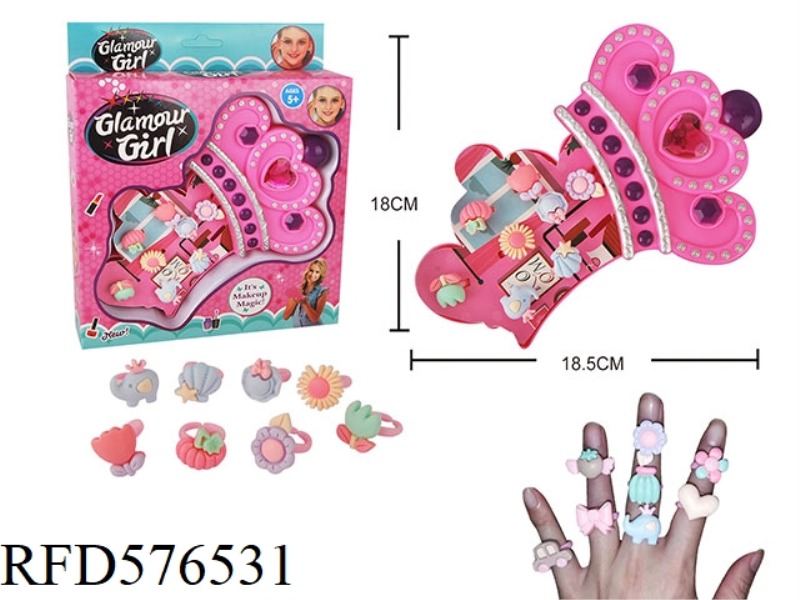 ENGLISH CROWN CHILDREN'S RING SET