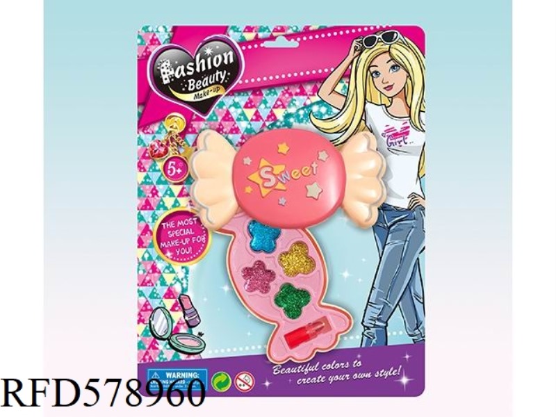 A NEW CANDY AND MAKEUP SET
