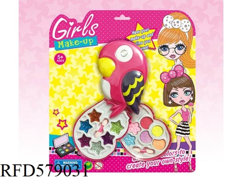 TWO-LAYER PARROT MAKEUP SET