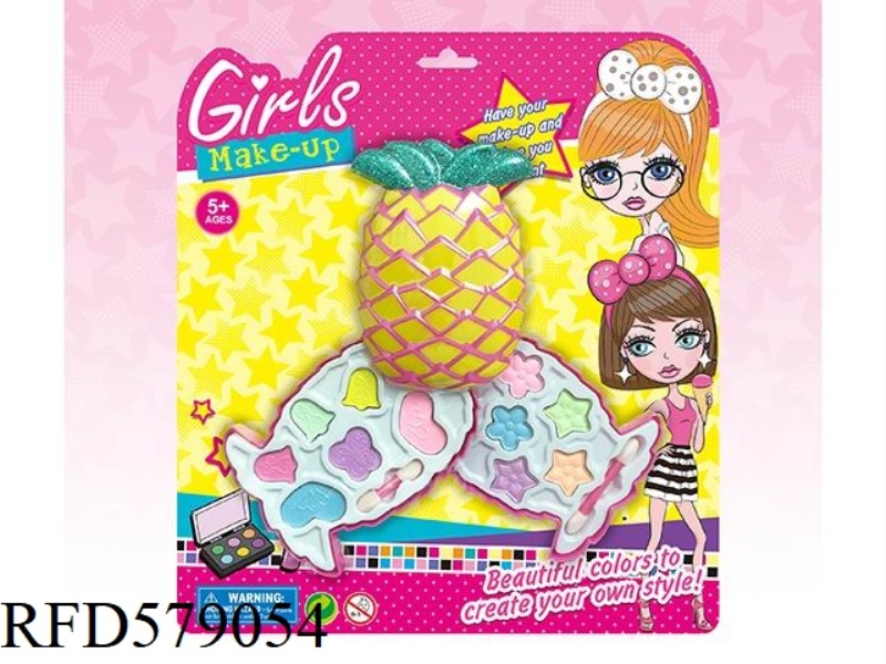 SECOND FLOOR PINEAPPLE MAKEUP SET