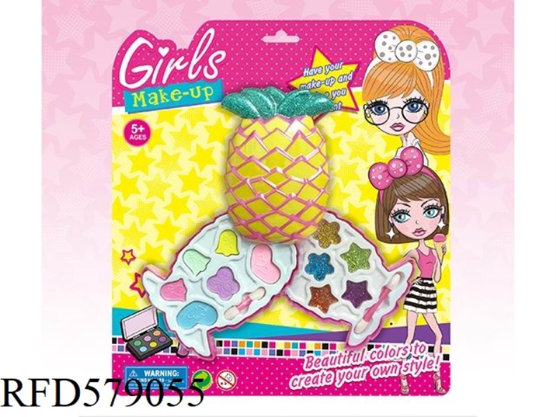 SECOND FLOOR PINEAPPLE MAKEUP SET