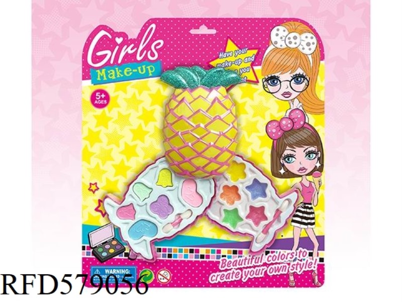 SECOND FLOOR PINEAPPLE MAKEUP SET