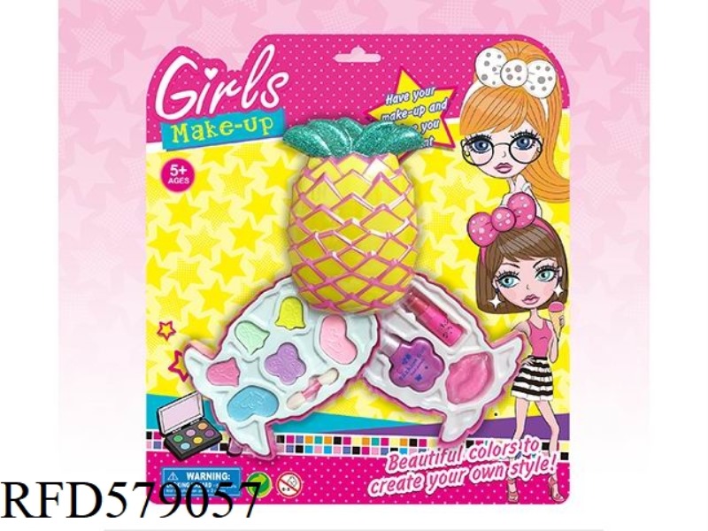 SECOND FLOOR PINEAPPLE MAKEUP SET