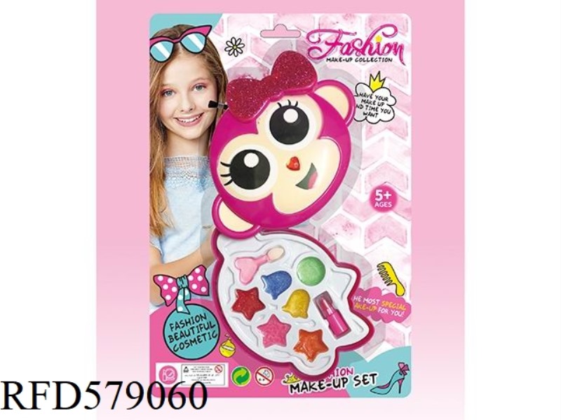 A FEMALE MONKEY HEAD MAKEUP SET