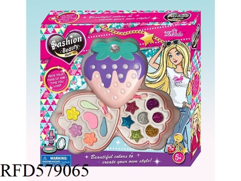 STRAWBERRY TWO-LAYER MAKEUP BOX