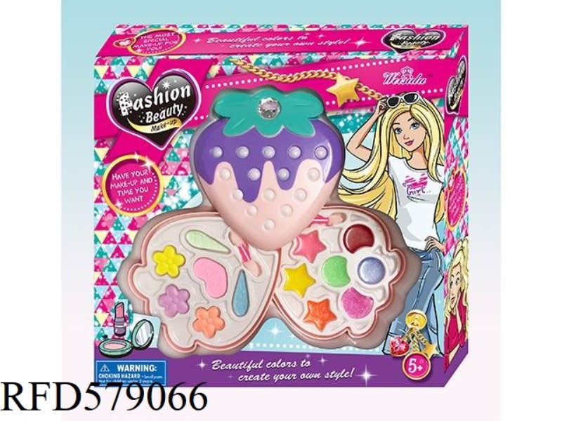 STRAWBERRY TWO-LAYER MAKEUP BOX