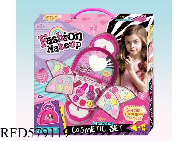 SEMI-CIRCULAR PORTABLE DISPLAY BAG COSMETICS