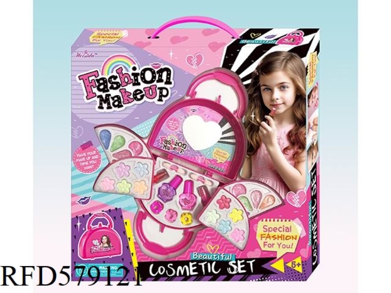 SEMI-CIRCULAR PORTABLE DISPLAY BAG COSMETICS