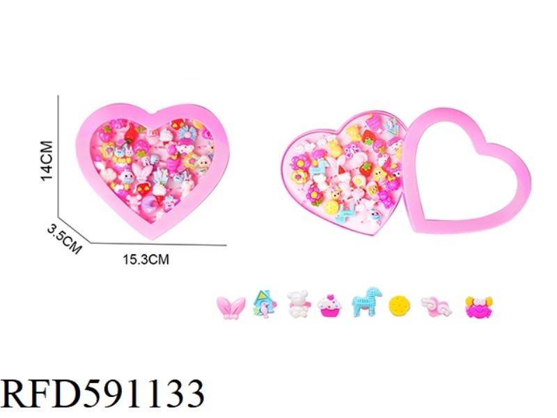 CHILDREN'S CARTOON PRINCESS FAIRY RING CUTE FUN CHANGE DECORATIONS PLAY HOME TOY MODELING RANDOM 36P