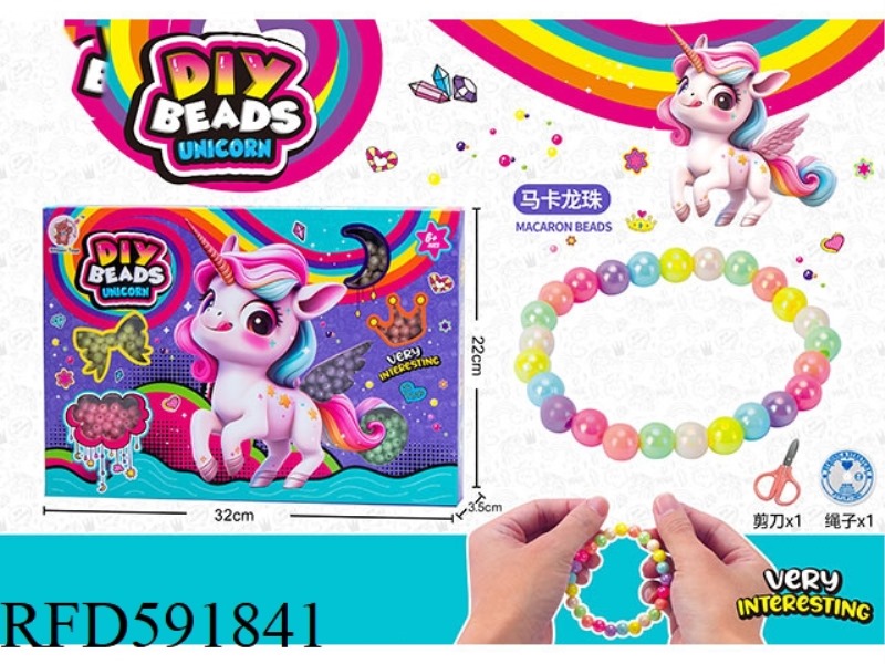 UNICORN DIY BEADED BEADS (MACA DRAGON BALL)