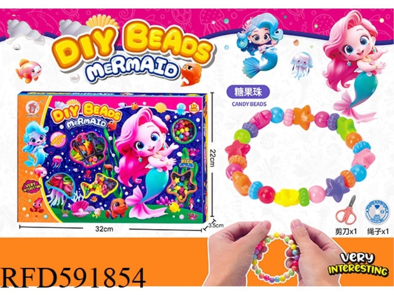 MERMAID DIY BEADS (CANDY BEADS)