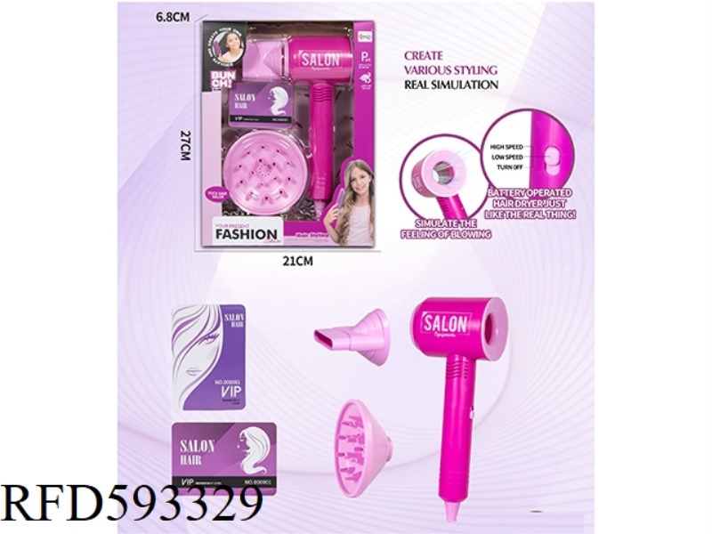 HAIRDRESSING HAIR DRYER SET (5PCS)