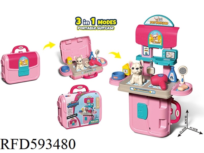 EXTRA LARGE HANDBAG PET DOG SERIES COMBINATION (GIRL)
