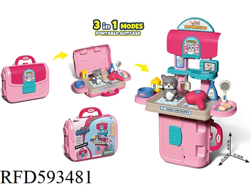 EXTRA LARGE HANDBAG PET CAT SERIES COMBINATION (GIRL)
