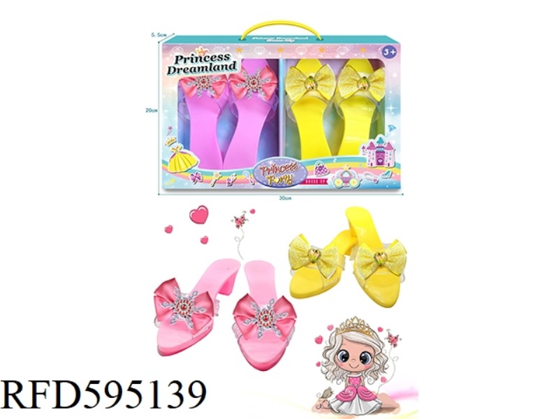 GIRLS PRINCESS HIGH HEEL ACCESSORIES SET