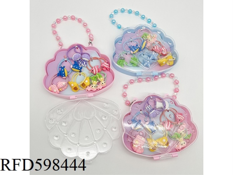 HANDBAG JEWELRY SET (SHELL BOX)