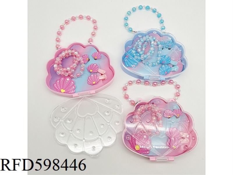 HANDBAG JEWELRY SET (SHELL BOX)