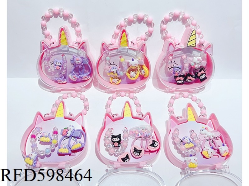 UNICORN BOX JEWELRY SET SANRIO