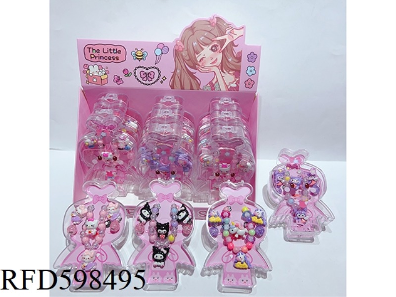 ANGEL GIRL JEWELRY BOX 12PCS