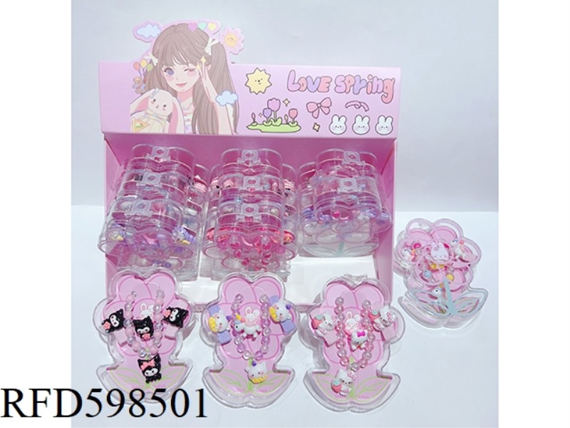 FLOWER JEWELRY BOX 12PCS